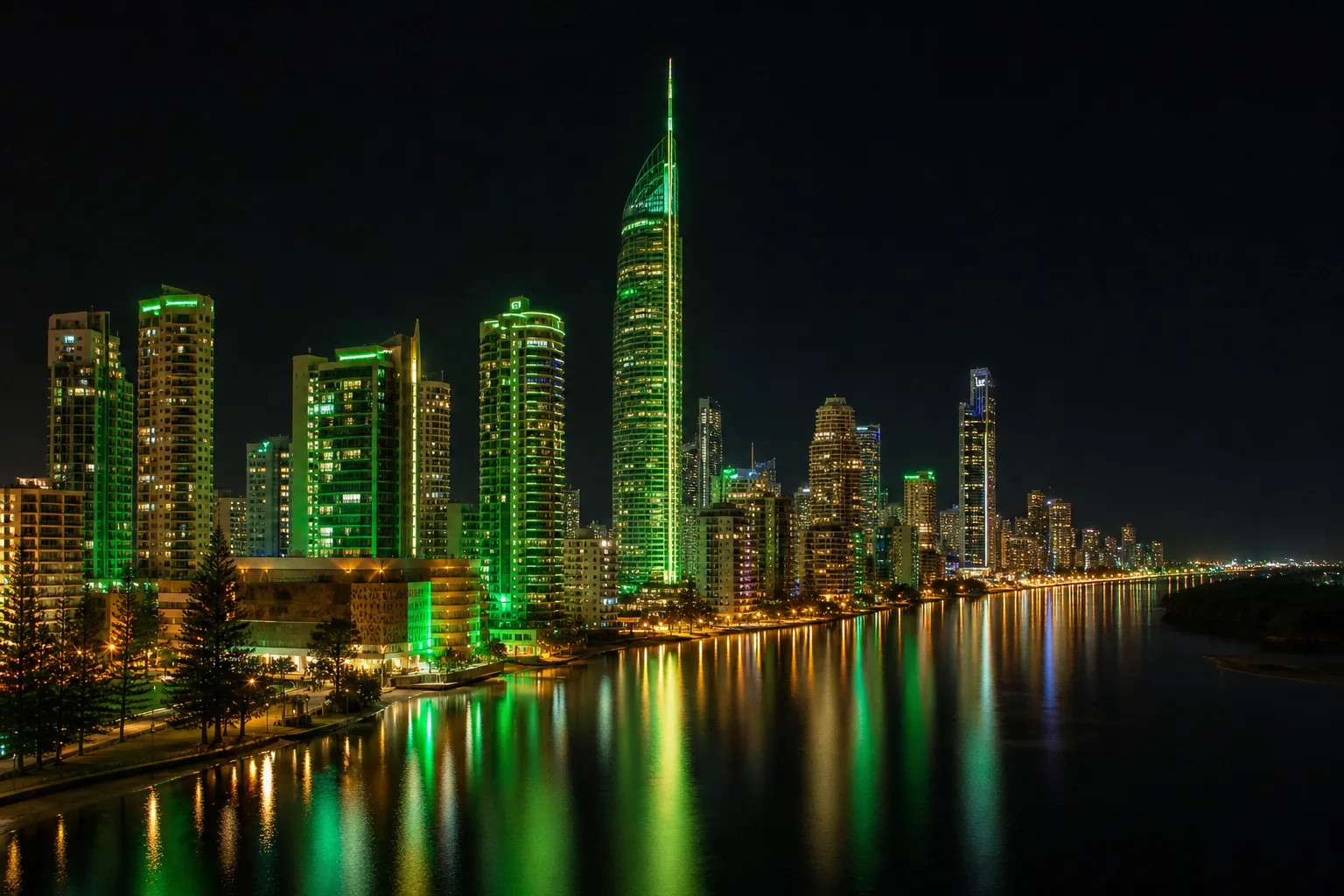 Editorial city guide graphic for Instant Casino readers in Gold Coast, QLD